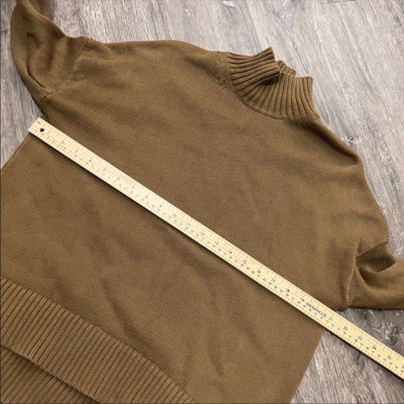 Everlane Oversize Cotton Knit Sweater Tutleneck Sz XS - Picture 6 of 9